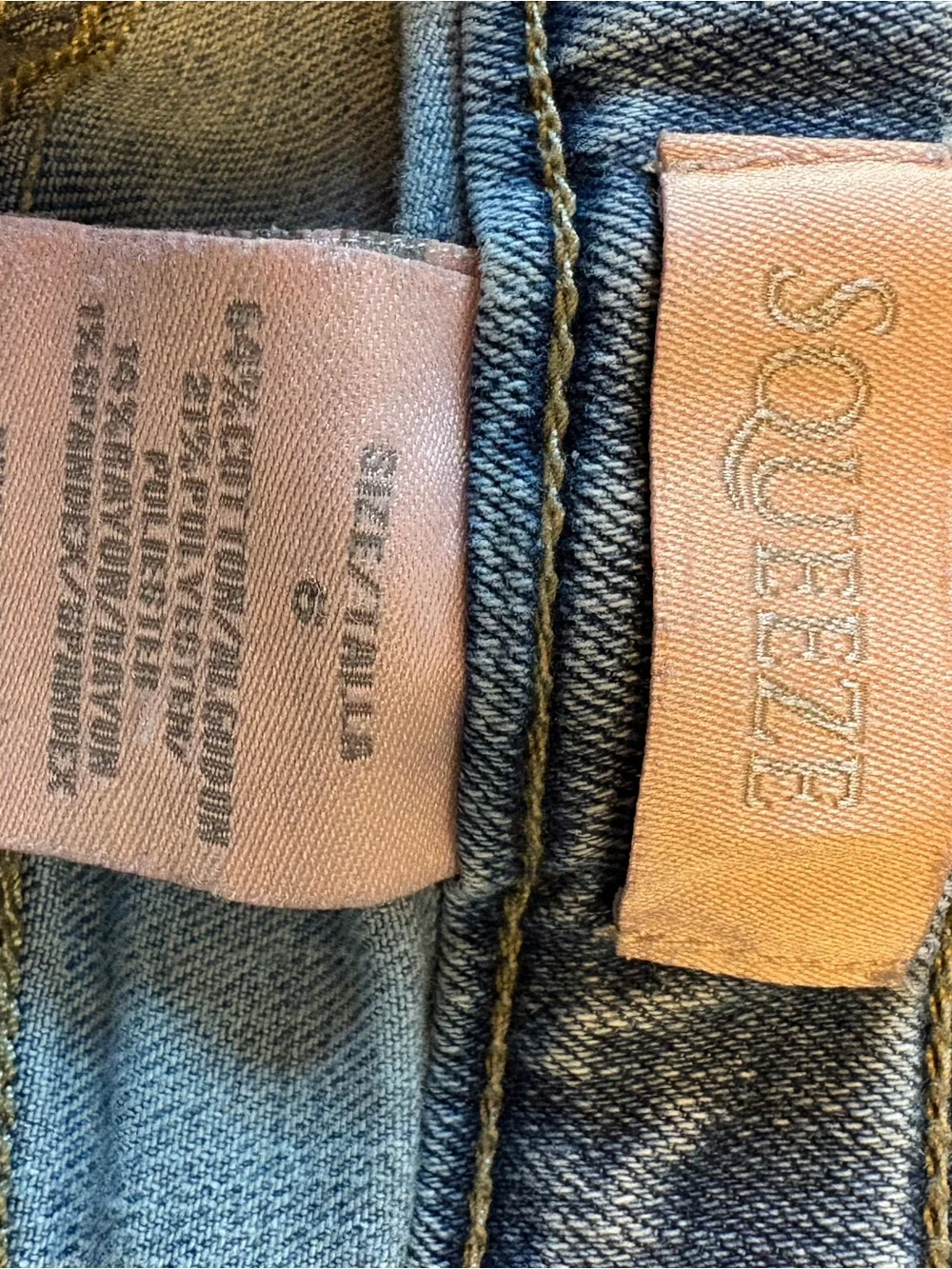 Squeeze Girls Light Blue Denim Jeans with Heart Studs
